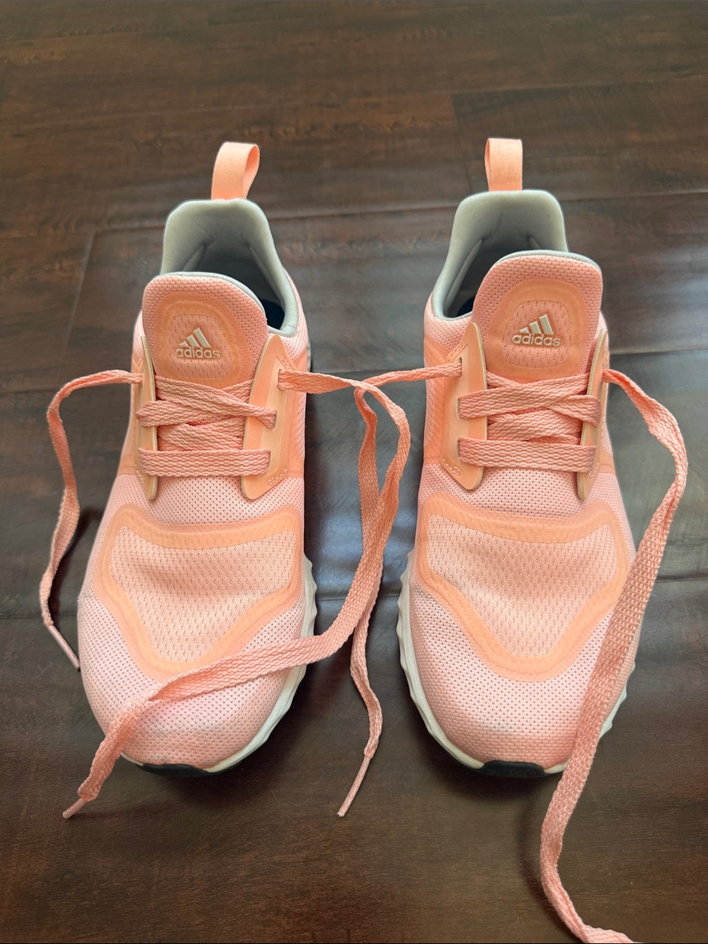 adidas Kids Peach/Pink Lightweight Sneakers